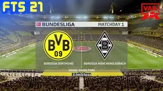 FTS 21 GAMEPLAY | Dortmund vs Monchengladbach | Bundesliga Matchday 1 | Prediction