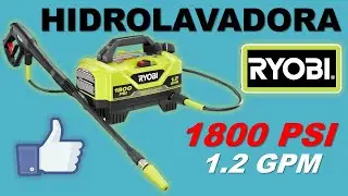 Hidrolavadora RYOBI de 1800 PSI  || ¿Vale la Pena?
