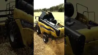 Farming Simulator 25 Highlands Fishing Kinlaig B&uacute;za arat&aacute;s #06 New Holland CH7.70