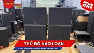 Thủ Đ&ocirc; n&aacute;o loạn v&igrave; Sub L-Acoustics SB18 đ&uacute;ng l&agrave; đẳng cấp kh&aacute;c biệt!