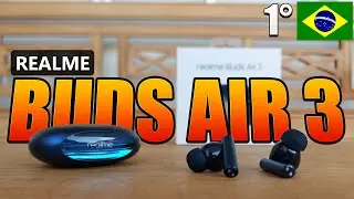 LINDO E POTENTE Conheça o Fone REALME BUDS AIR 3 / 1° Vídeo do Brasil