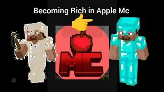 Grinding Money 🤑 in Apple Mc banana Realm #minecraft #trending