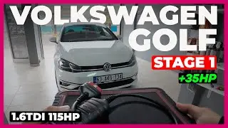 Golf 1.6 TDI 115 HP &rarr; +35 HP | Stage 1 Reaksiyon