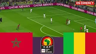 🔴Maroc vs Mali EN DIRECT⚽ Coupe d'Afrique Nations CAF 2025 Match complet - Simulation de jeu vidéo