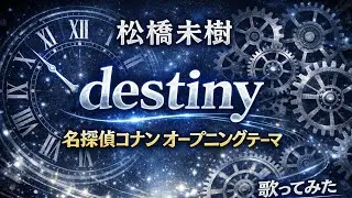 【歌ってみた】松橋未樹「destiny」 / アニメコナン30周年【名探偵コナン / アニソン / 懐メロ / うたスキ動画】