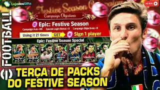 eFootball 2026 | SUPER Pack Opening(Epic) Festive Season em varias CONTAS! (AO VIVO)
