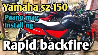 Paano mag install ng Rapid backfire sa Yamaha SZ 150  #rrjtvrandomtutorial 