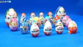 Surprise Kinder Eieren Uitpakken - Mickey Mouse, Minionki, Barbie, Paw Patrol, Disney