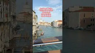 Accademia Bridge Venice: The Perfect Photo Spot Every Tourist Needs to See!#venice#grandcanal#shorts