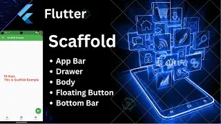 Scaffold in Flutter || AppBar || Drawer || FloatingButton || BottomNavigationBar  #flutter #dart