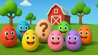 🎨 Die Bunten Eier im Zauberwald 🌈 | Farben lernen mit Musik f&uuml;r Kinder & Kleinkinder 🥚🎵