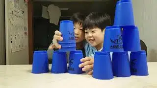 20171230 202731 Jimin and Jiwon's couple cup stacking