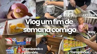 VLOG: ROTINA DE UM FIM DE SEMANA COMIGO/ COMPRAS, ORGANIZAÇÃO, CUIDADOS COM A BABY ✨
