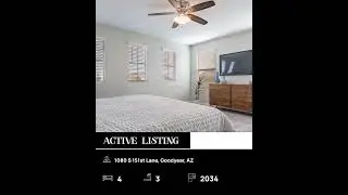 Active Property For Sale 1080 S 151St Ln, Goodyear, AZ 85338
