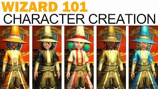 Создание персонажа Wizard 101 (мальчики и девочки, все варианты настройки, школы волшебства и многое другое!)
