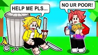 I Pretended to be POOR in Blox Fruits to test MY LITTLE BROTHER (Roblox Blox Fruits)