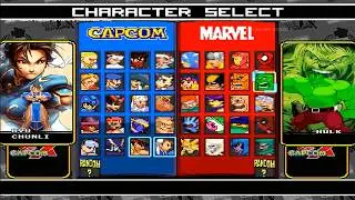 Игровой процесс Marvel vs Capcom X Mugen