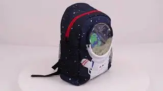 Custom PU Astronaut Kids Backpack