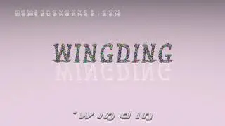 wingding - pronunciation + Examples in sentences and phrases