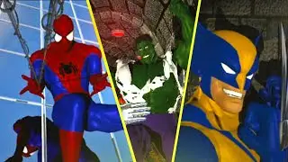 Marvel Motion 3D Virtual Vision card animations (1996)