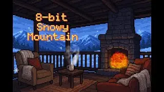 8-bit snowy mountain- blizzard ambience, sleep ambience, reading ambience