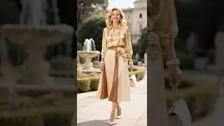 👗 Timeless Milan Fashion Style💫 #maturestyle #fashionlooks #5060    #italianstyle