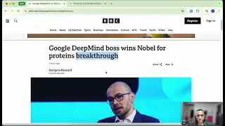 Artificial Intelligence: Google DeepMind's CEO Wins Nobel Prize for Protein Prediction!