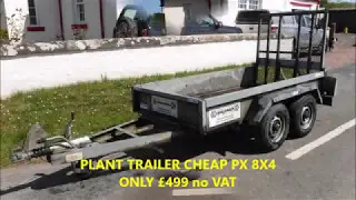 INDESPENSION 8X4 PLANT TRAILER CHEAP PX TO CLEAR SOLD BY www.catlowdycarriages.com