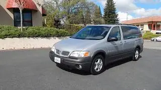 Видеообзор и осмотр минивэна Pontiac Montana 2000 года выпуска для одного владельца.
