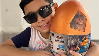 Jurassic World Captivz Dominion MEGA Egg Unboxing 🦖 | Dinosaur Toy Surprise & Collectibles