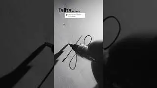 Talha name signature.....#signature #artdrawing #foryou #viralvideo