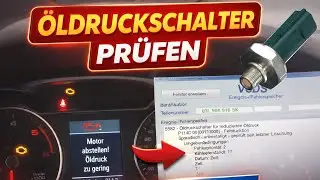 &Ouml;ldruckschalter pr&uuml;fen | P164D &Ouml;ldruck zu gering! | AUDI A4 B8 Avant 2.0 TDI | VCDS