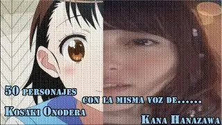 50 personajes con la misma voz de.......KOSAKI ONODERA (Kana Hanazawa)