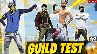 🔴Watch live now: GUILD TEST Live1v2/1v4/1v1 ] #freefirelive #shorts #guildtestlive #guildtest