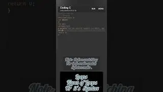 While Loop in C-Programming With Example #whileloop #cprogram #beginners