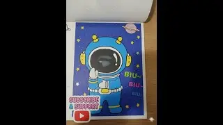 Coloring a Cute Astronaut 👨‍🚀🚀 .Mənimlə birlikdə rəngləyin: Stressdən uzaqlaşın #shorts  #coloring
