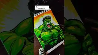 How to draw Hulk #drawing #marvel #art #sketch