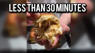 Trying Viral Chicken Bacon Ranch Slider recipe