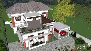 3d Home Design | Sketchup Video | Animation | Jupiter foundation Designs