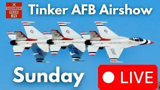 LIVE Air Show Tinker AFB Sunday | Warriors of Air & Space Air Show | June 29, 2025 #Airshow