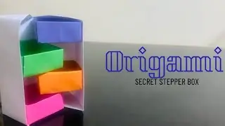 How to make Origami secret stepper box | secret closet |PariJoy&rsquo;s Origami#trending #origami#ysjagan