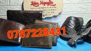 Dép da, thắt lưng nam, ví da, bao ship 0786228431(15/1)