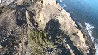 Aerial footage of Sunken City