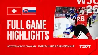 Switzerland vs. Slovakia FULL GAME HIGHLIGHTS | 2026 World Junior Championship