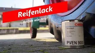 Treckergarage Feldrennach - Reifenpflege beim Traktor mit Reifenlack
