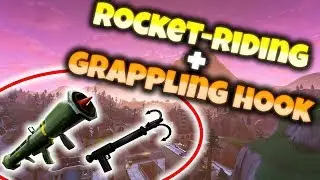 Ninja Reacts to Grappler Grappling Hook Gameplay | Rocket Ride Fortnite | Fortnite Epic moments