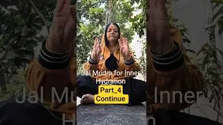 jal mudra for calmness and hydration#flow of vital energy#the water balance gesture #infusedwater