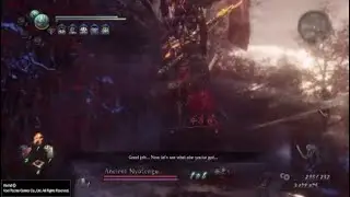 Nioh 2 - Ancient Nyotengu Boss Fight (Side Quest)