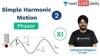 Simple Harmonic Motion - Lecture 2 | Phasor | Unacademy NEET | LIVE DAILY | Physics | Indrajeet Sir