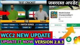 Wcc2 New 2.8.3 Custom Update ✌Amazing Features Mod By VKY👈Change Jersey Colour In Test Match